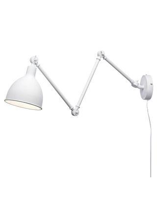 By Rydéns Bazar vägglampa L61.5 till 122 cm sandvit