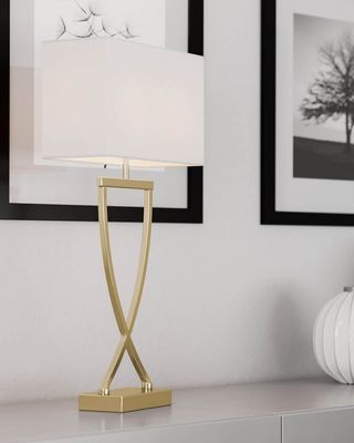 By Rydéns Omega bordslampa H52 cm vit