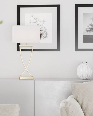 By Rydéns Omega bordslampa H52 cm vit