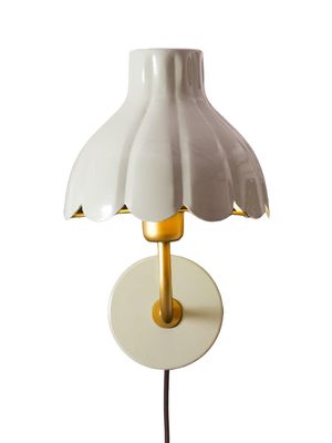 PR Home Wells vägglampa Beige/guld 21 cm