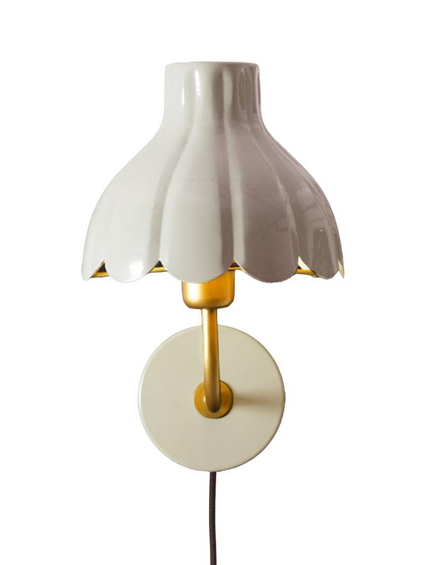 PR Home Wells vägglampa Beige/guld 21 cm