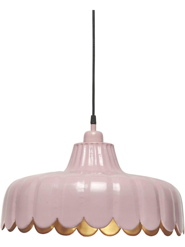 PR Home Wells taklampa Rosa/guld 43 cm