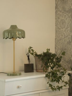 PR Home Wells bordslampa Mossa/guld 50 cm