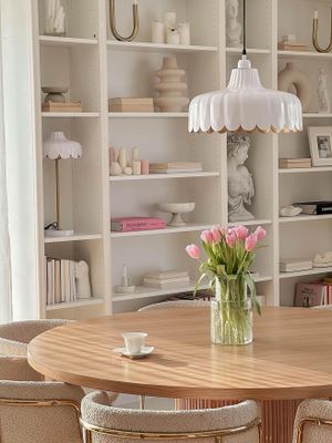 PR Home Wells bordslampa Vit/guld 50 cm
