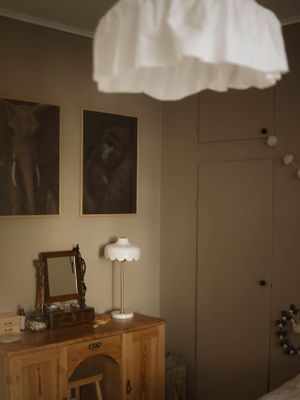 PR Home Wells bordslampa Vit/guld 50 cm
