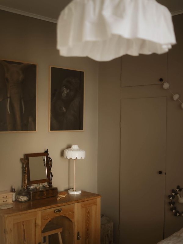 PR Home Wells bordslampa Vit/guld 50 cm