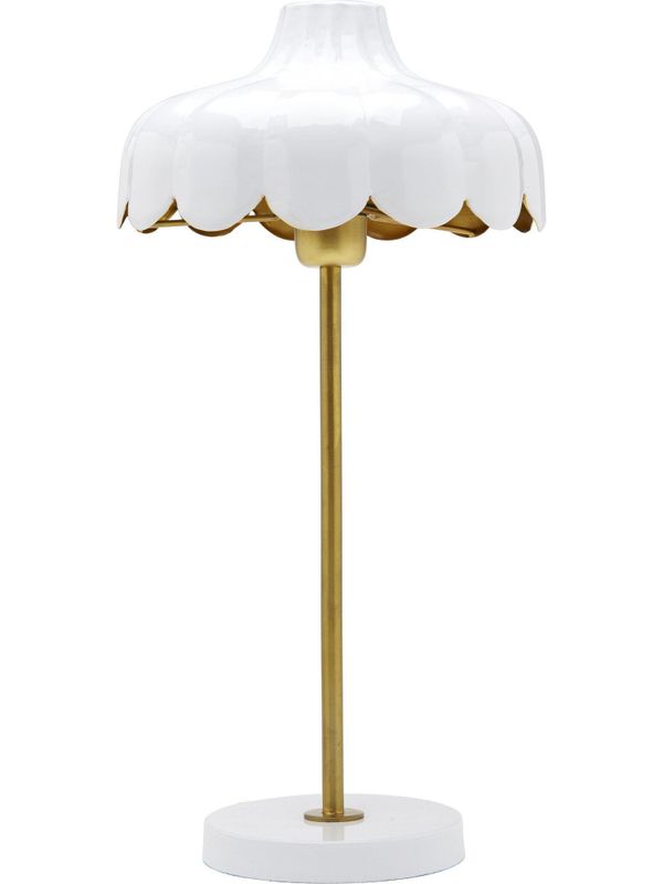 PR Home Wells bordslampa Vit/guld 50 cm