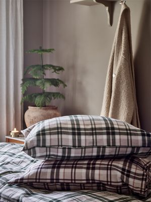 Redlunds Trysil Påslakanset Grön 150x210 cm