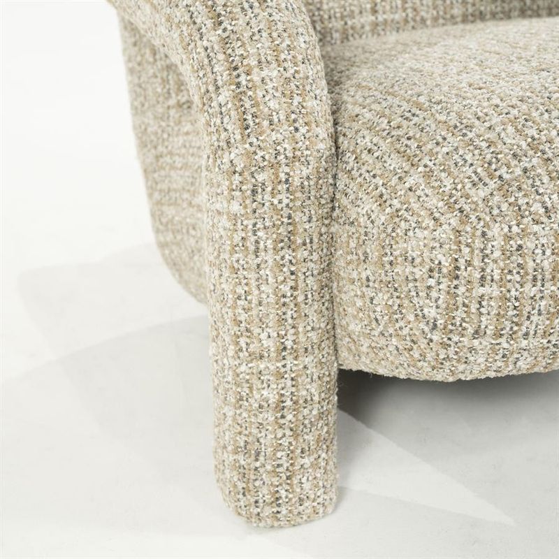 Eleonora Fåtölj Monica - Taupe Asti Mullvad