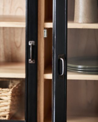 Nordal VIVA skåp, 2 dörrar - svart