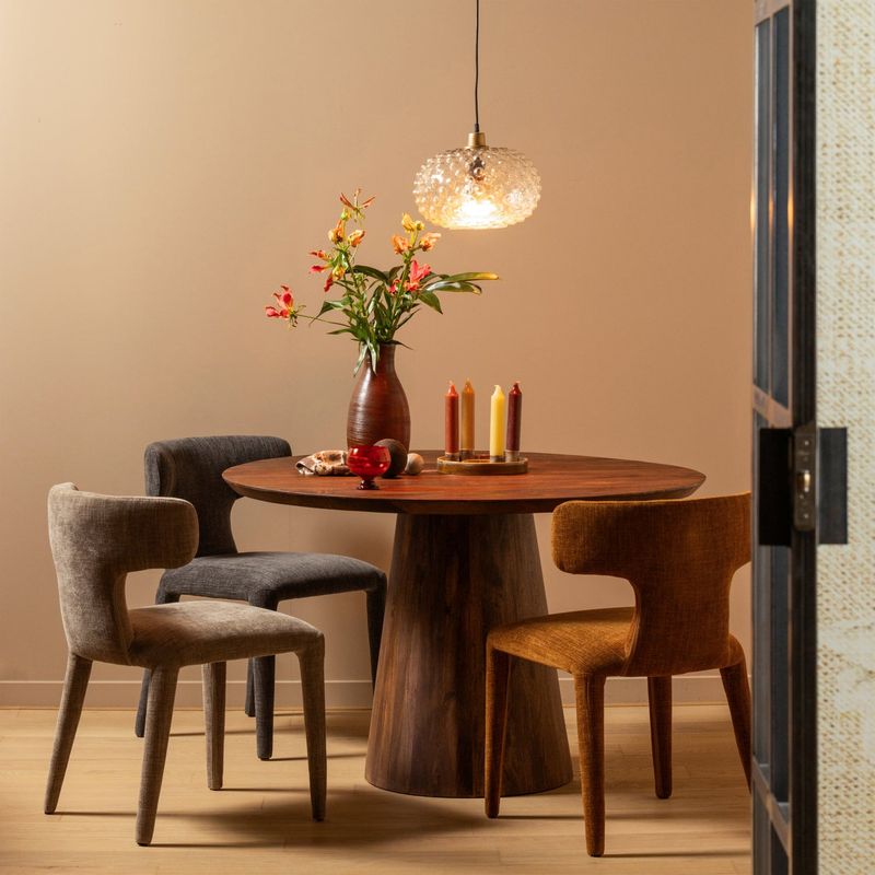 WOOOD PERMIT Matstol Espresso 2 st