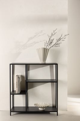 Venture Home Puno Sidobord i Svart Stål