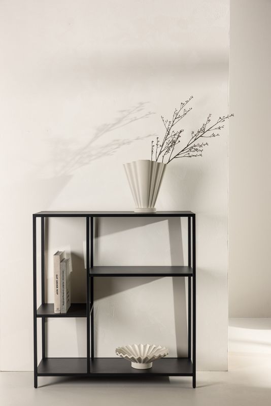 Venture Home Puno Sidobord i Svart Stål