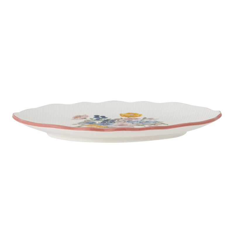 Bloomingville Dorothy Tallrik, Rose, Stengods - 6-pack