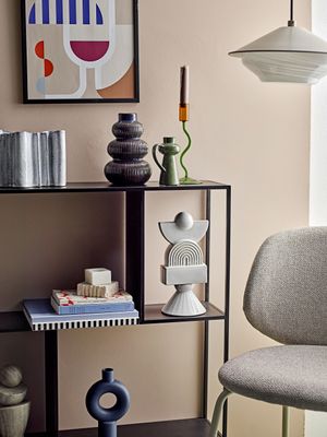 Bloomingville Mack hylla, svart, metall