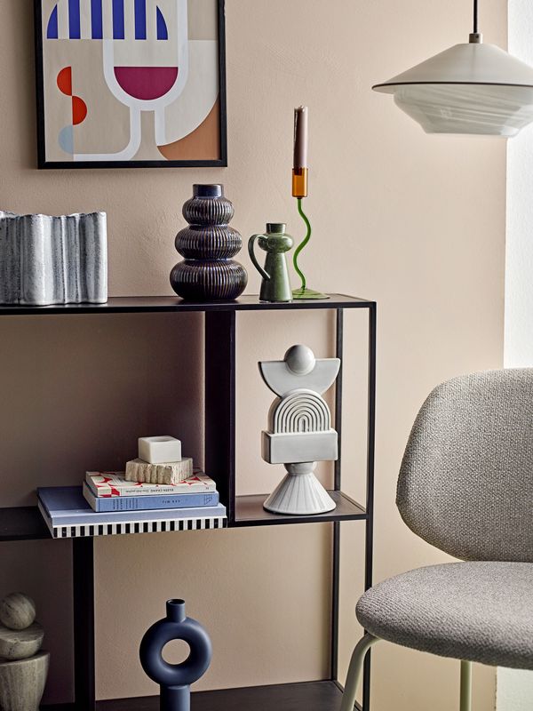 Bloomingville Mack hylla, svart, metall