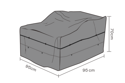Brafab Möbelskydd Fåtölj 95x95 cm Premium