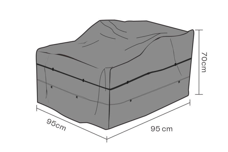 Brafab Möbelskydd Fåtölj 95x95 cm Premium