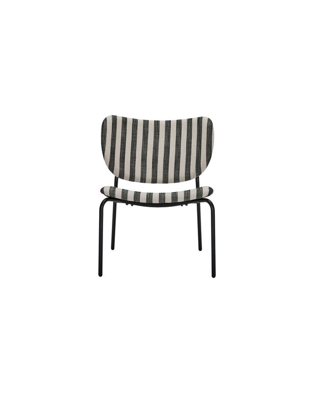 House Doctor Longa Stol Svart/Vit