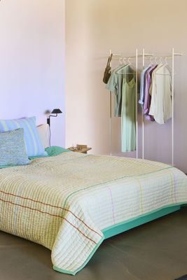 Hübsch Sen Överkast Sand 260x260cm