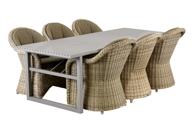 Brafab Vevi Matbord 95x230 cm Khaki