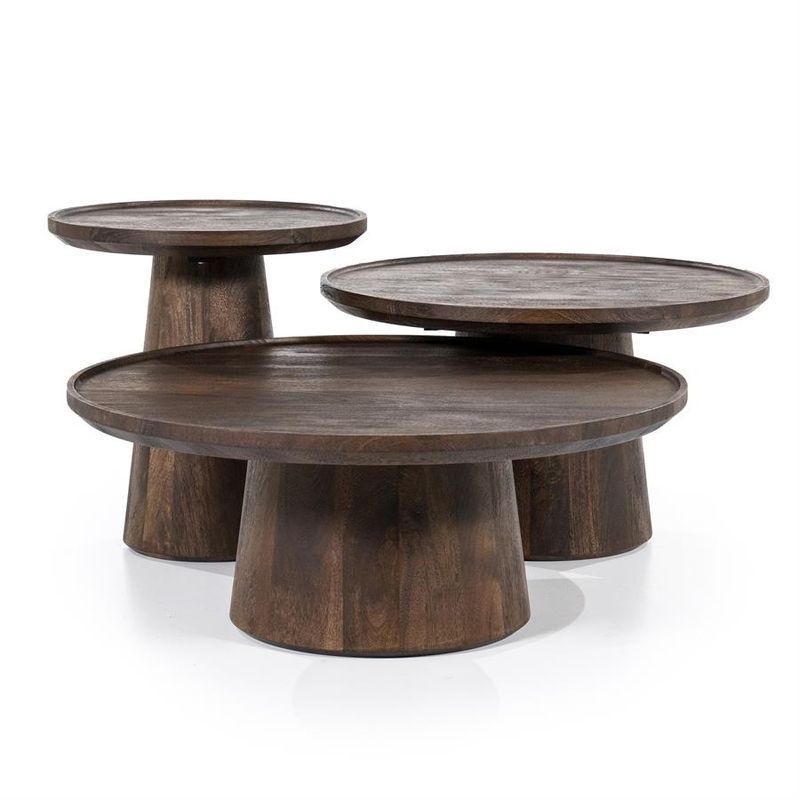 Eleonora Soffbord Ron 80x32 - Brun Svart