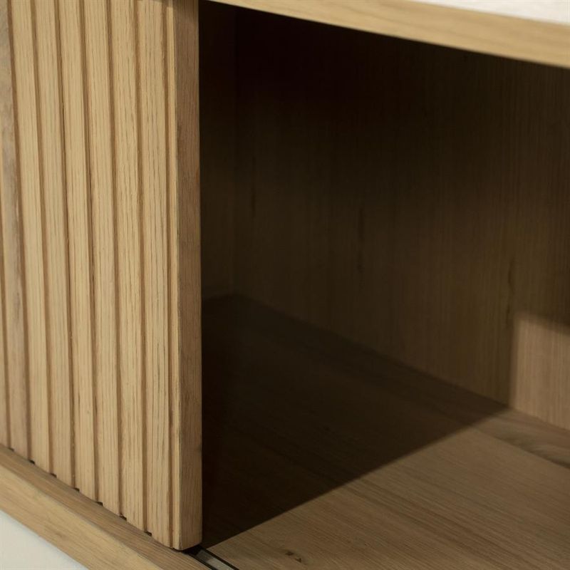 Eleonora TV-bänk Milo 240 cm - Natur