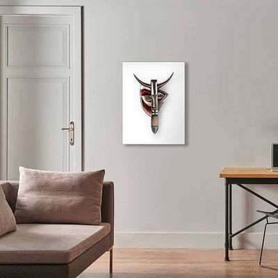 Målerås Tyr II Ltd Ed 49ex Väggskulptur