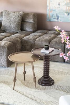 By Boo Birdy Sidobord i Brun Aluminium