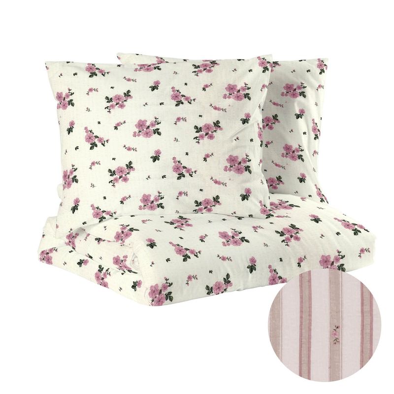 Redlunds Stina Bäddset Rosa 220x210 cm