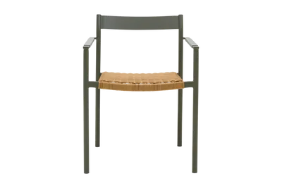 2471-34 DK Chair w armrest - Nordic Green, front