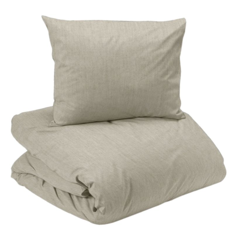 Redlunds Elton Påslakanset Beige 150x210 50x60 cm
