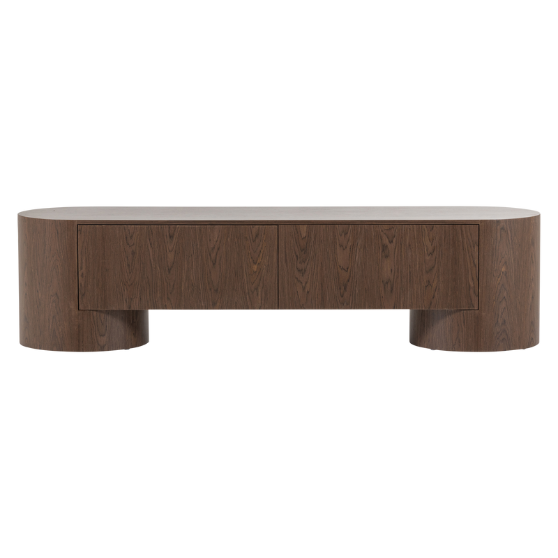 WOOOD VELARI TV-bänk i brun träfanér