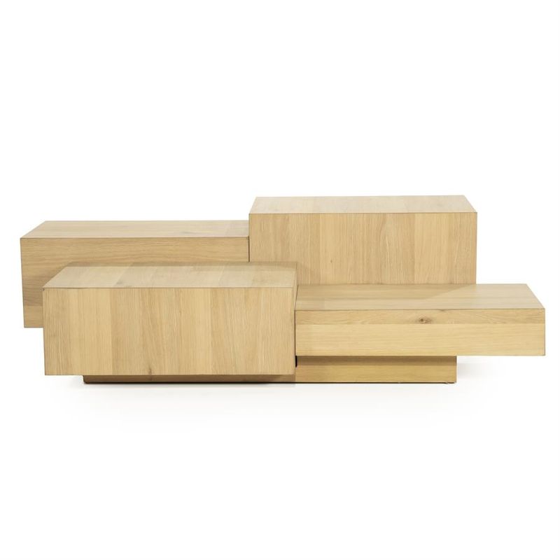 Eleonora Soffbord Quinten Rektangulär - Natur