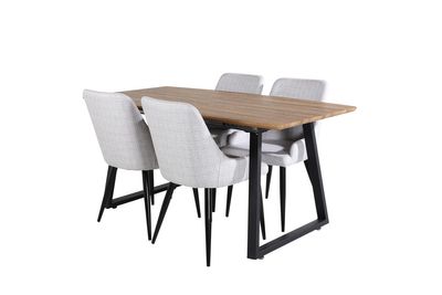 Venture Home Matgrupp Inca med stolarna Plaza