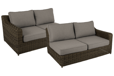 Brafab Glendon Avslutsdelar 2-pack Dark Brown/Soft Moose