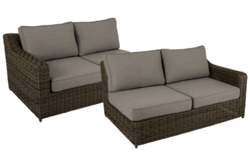 Brafab Glendon Avslutsdelar 2-pack Dark Brown/Soft Moose