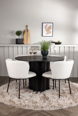 Venture Home Matgrupp Olivia med Edina-stolar