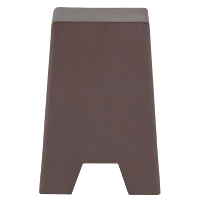 Minimalistiskt Sidobord WOOOD Zina Cementbrun