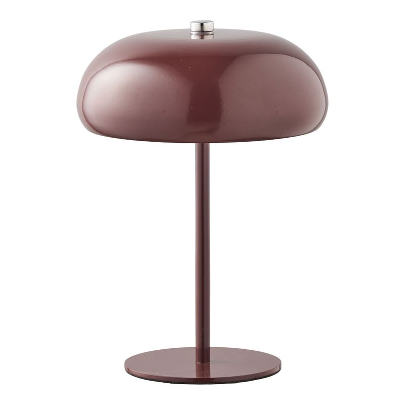 House Nordic Margate Bordslampa Bordeaux 16x16x23 cm