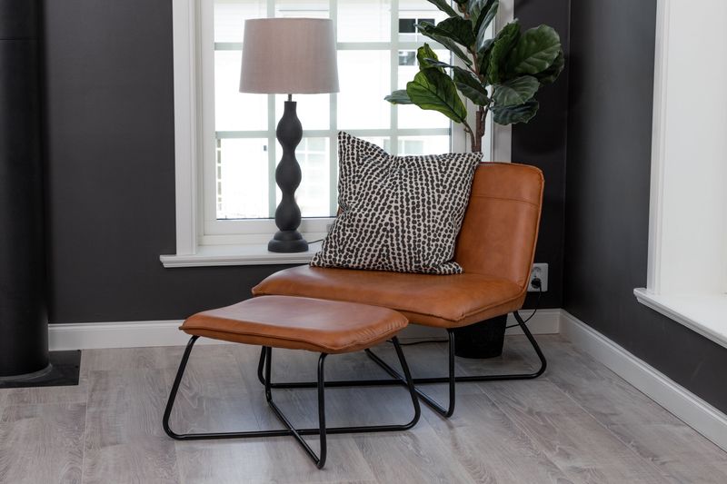 Venture Home X Loungestol med Fotpall