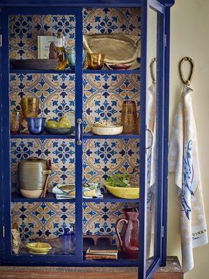 Bloomingville Hazem Skåp, Blå, Granträ