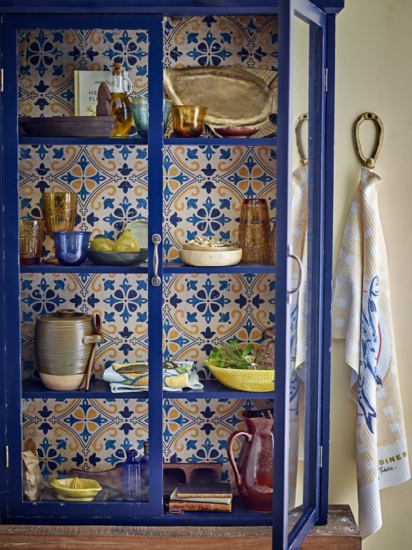 Bloomingville Hazem Skåp, Blå, Granträ