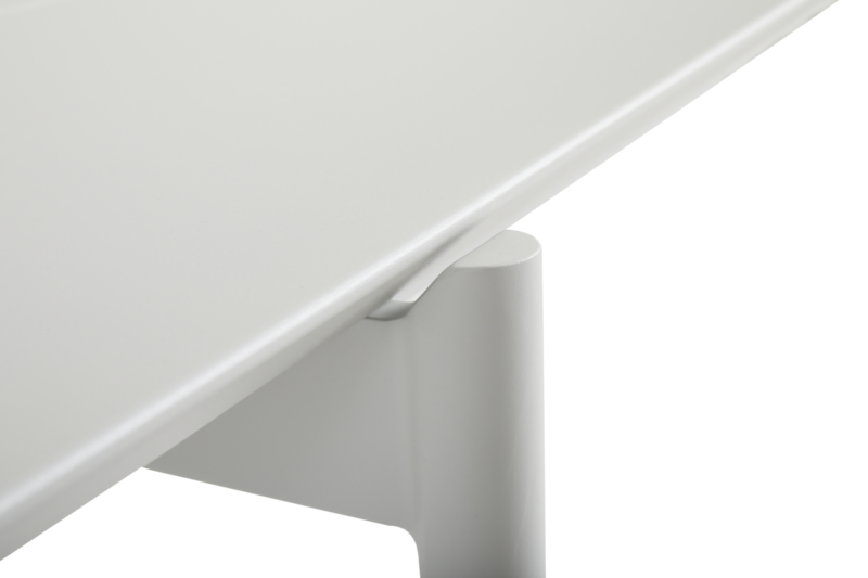 Brafab B45 Matbord 92x250 cm Ljusgrå