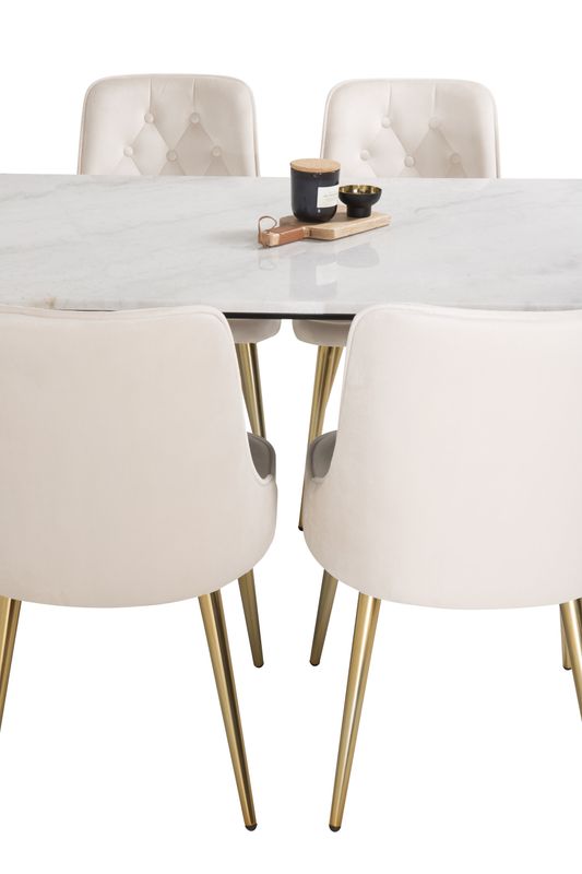 Venture Home Estelle Rektangulär Matgrupp