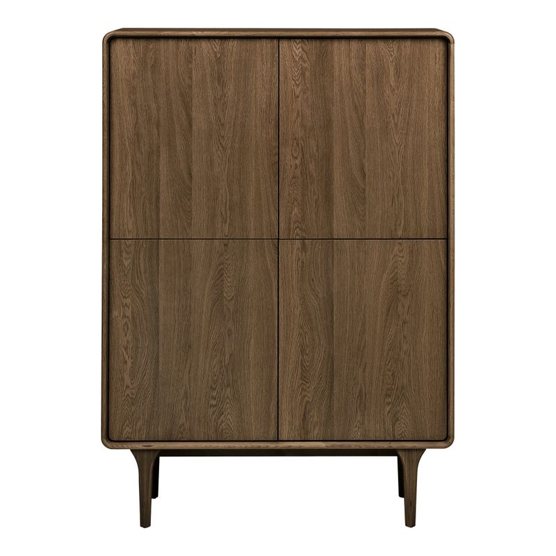 House Nordic Darwin Skåp - Ek, mörkbrun, 100x40x140 cm