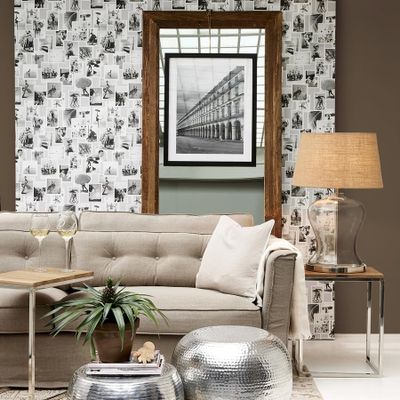 Riviera Maison Beach House spegel 180x90 cm brun