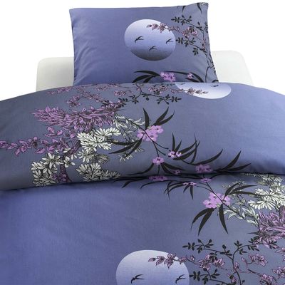 Borganäs Microfiber påslakanset grå 150x210 cm 2 delar