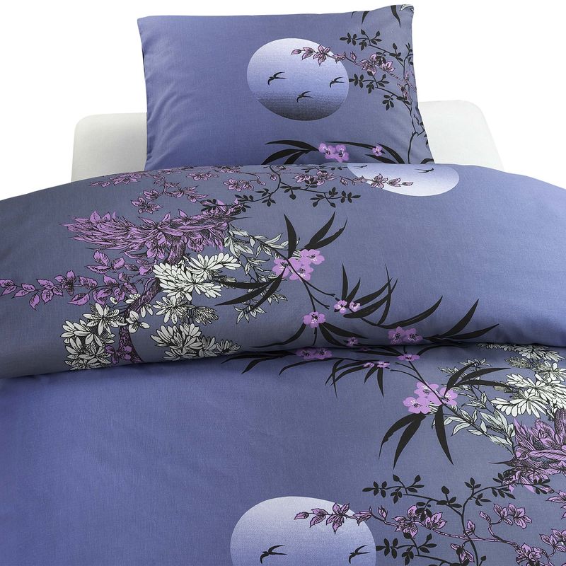 Borganäs Microfiber påslakanset grå 150x210 cm 2 delar