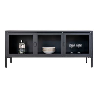 House Nordic Brisbane tv-bänk, Svart 130 x 40 x 55 cm